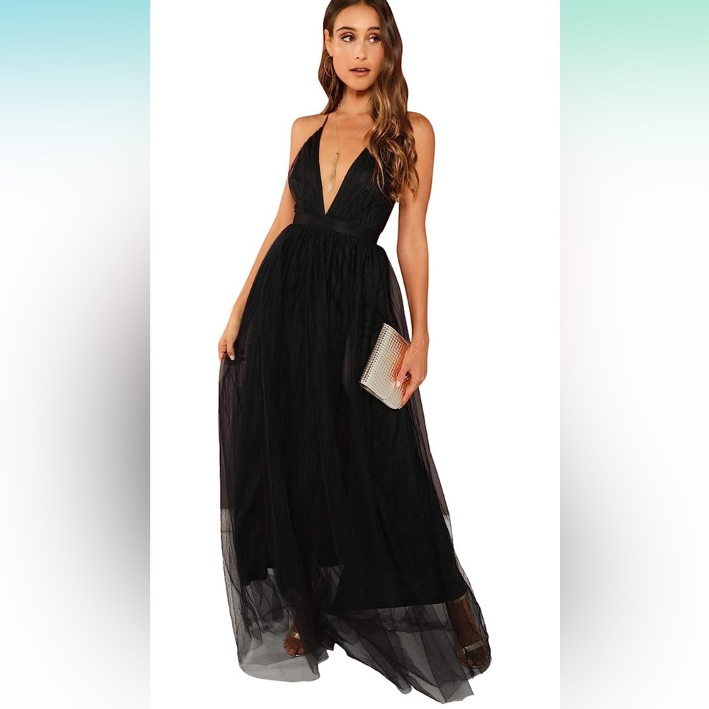 🆕 Long Tulle Maxi Dress